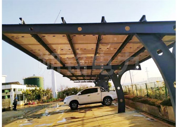 云南輸油二部光伏車棚發電